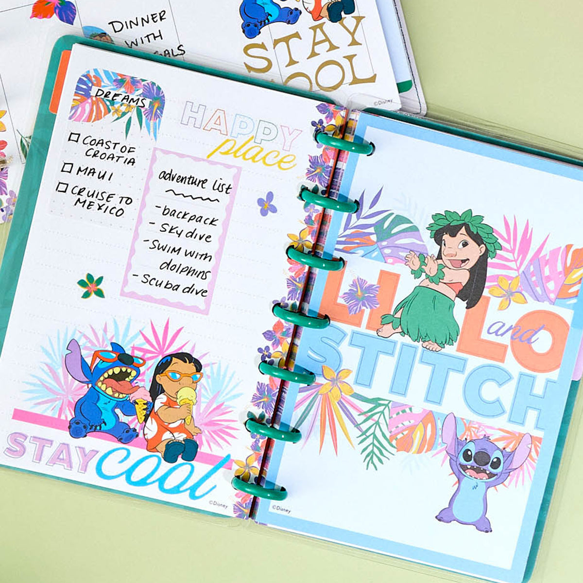 Disney Lilo & Stitch - Dotted Lined Mini Notebook - 60 Sheets – Happy ...