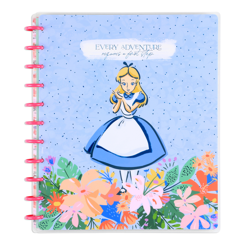 Disney Alice in Wonderland - Notebook + Sticker Bundle