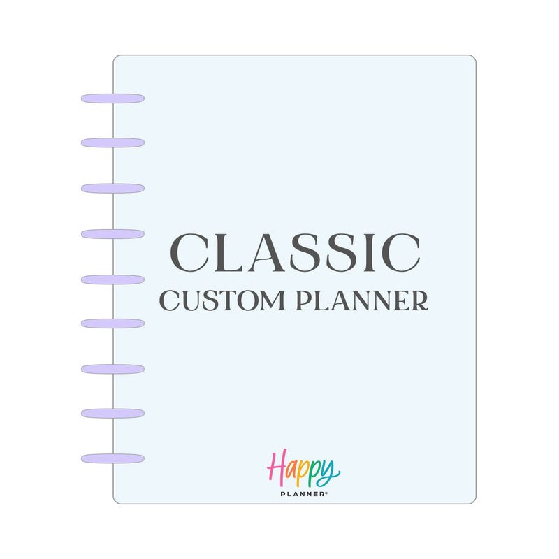 Classic Custom Planner - Build Your Own