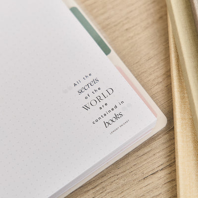 Modern Bookish - Classic Guided Reading Journal - 80 Sheets