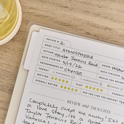 Modern Bookish - Classic Guided Reading Journal - 80 Sheets