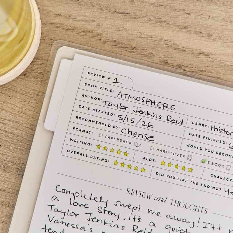 Modern Bookish - Classic Guided Reading Journal - 80 Sheets