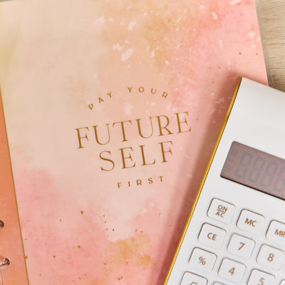 Textured Canvas Budget - Classic Guided Budget Journal - 40 Sheets