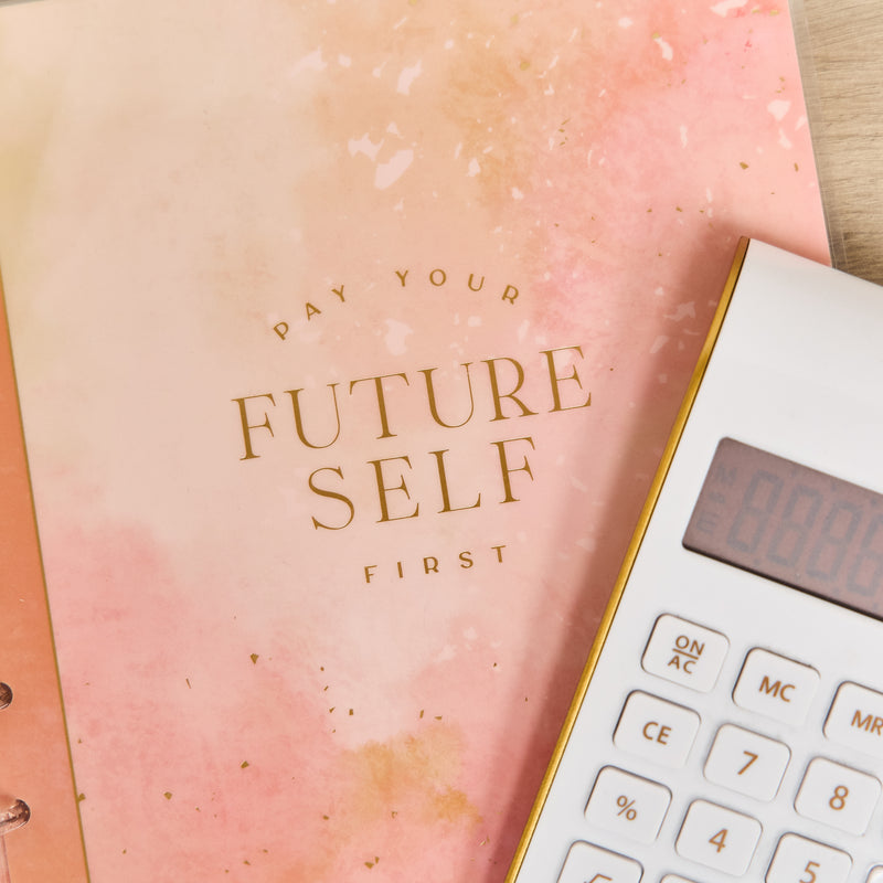 Textured Canvas Budget - Classic Guided Budget Journal - 40 Sheets