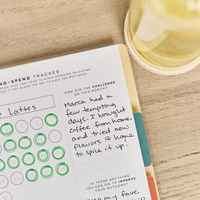 Textured Canvas Budget - Classic Guided Budget Journal - 40 Sheets