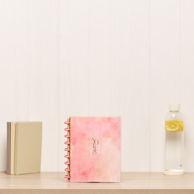 Textured Canvas - Dotted Lined Classic Notebook - 60 Sheets