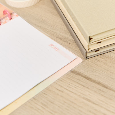 Textured Canvas - Dotted Lined Classic Notebook - 60 Sheets