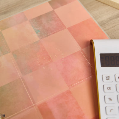 2032 Textured Canvas Customizable Budget Planner - Big Budget Layout - 12 Month