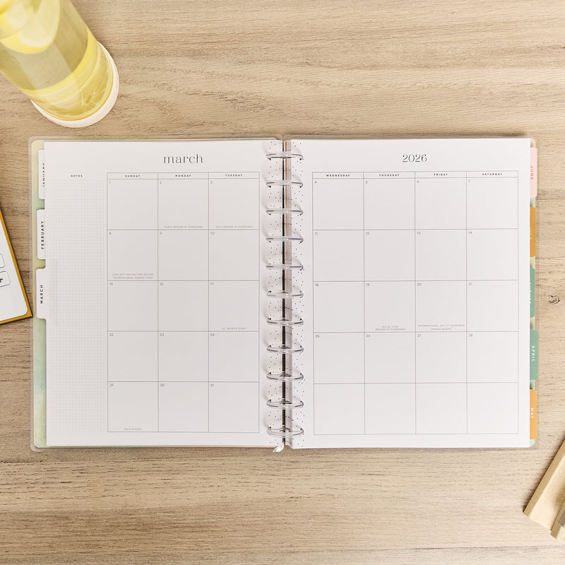 2033 Textured Canvas Customizable Budget Planner - Big Budget Layout - 12 Month