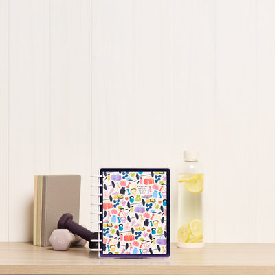 2028 Fitness Icons Customizable Fitness Planner - Classic Fitness Layout - 12 Months