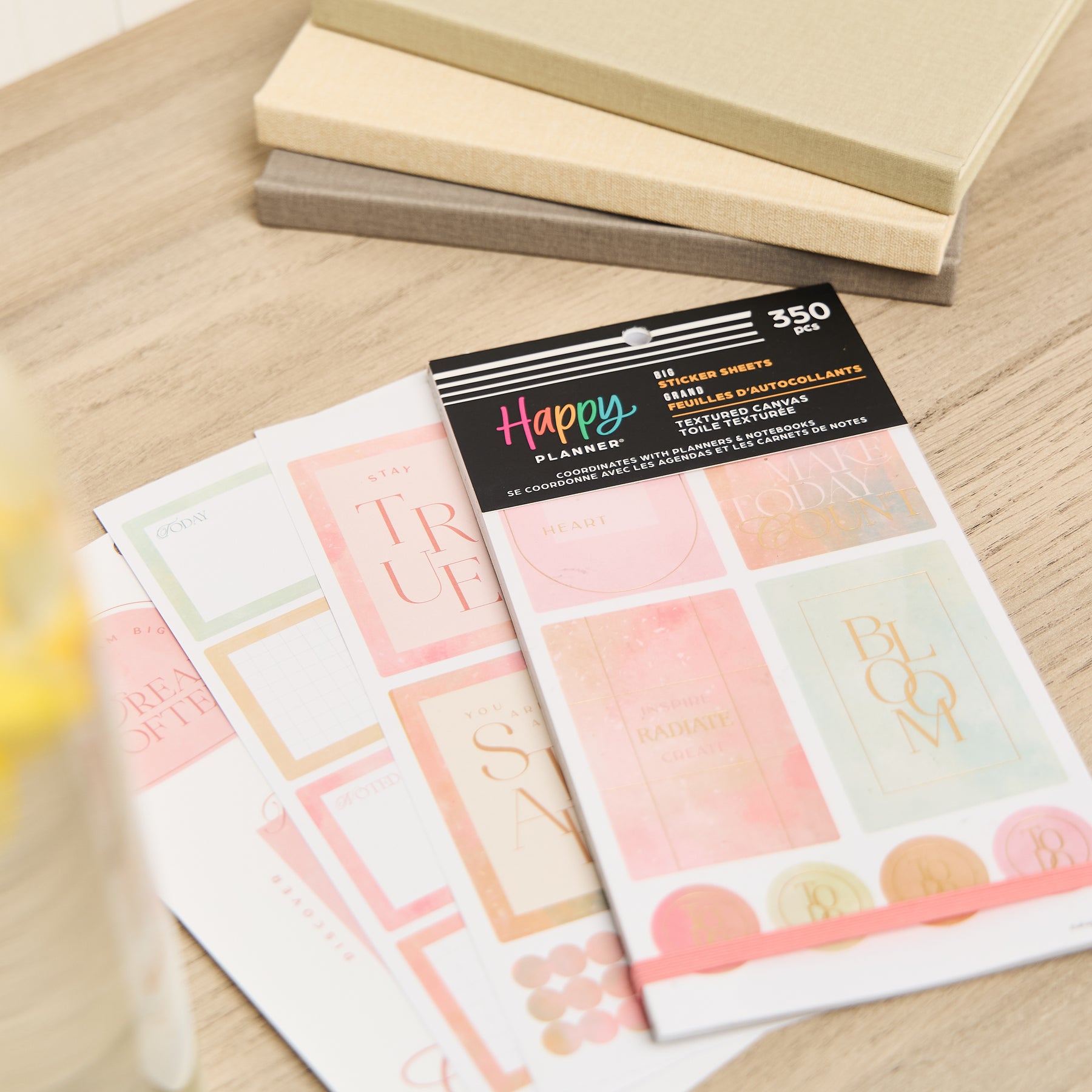 Canvas Line Sticker Textured Canvas - Value Pack Stickers - Big – Happy Planner