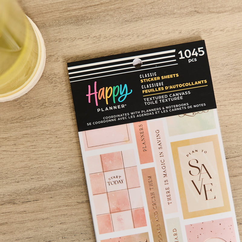 Textured Canvas Budget - Value Pack Stickers