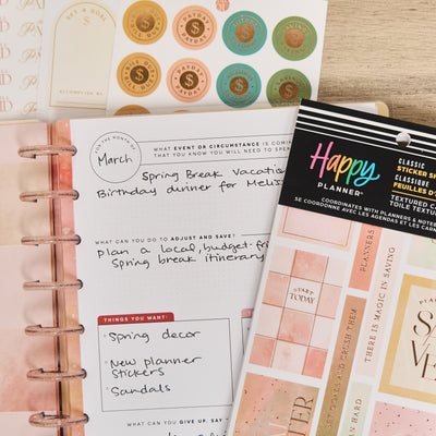 Textured Canvas Budget - Value Pack Stickers