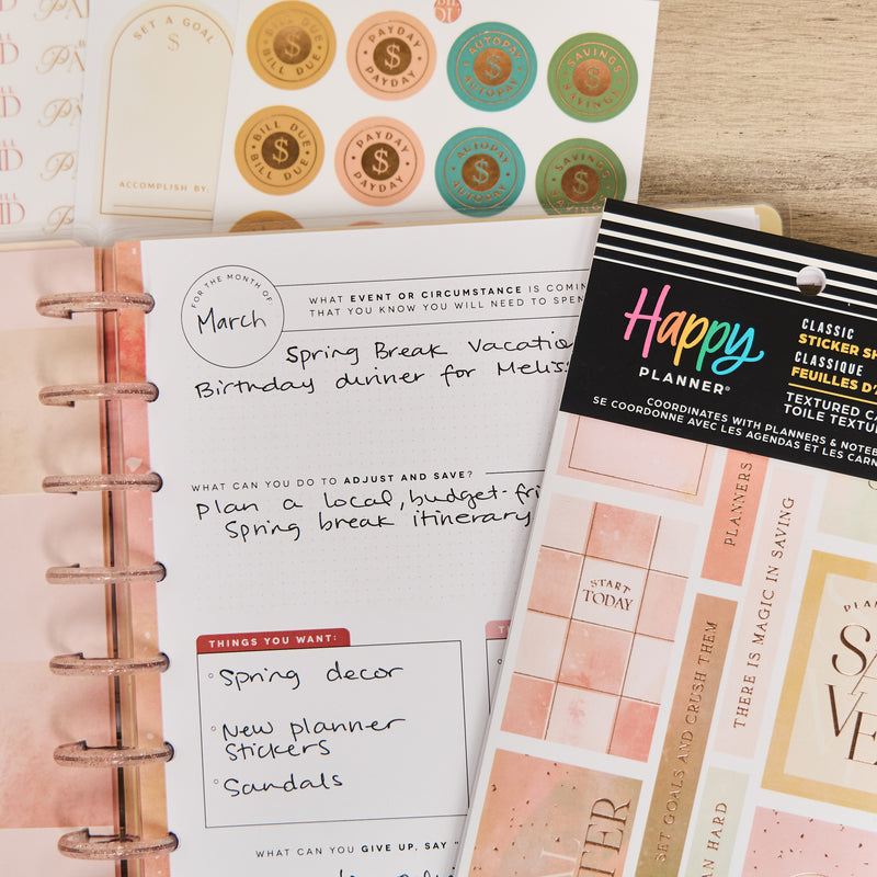 Textured Canvas Budget - Value Pack Stickers