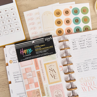 Textured Canvas Budget - Value Pack Stickers