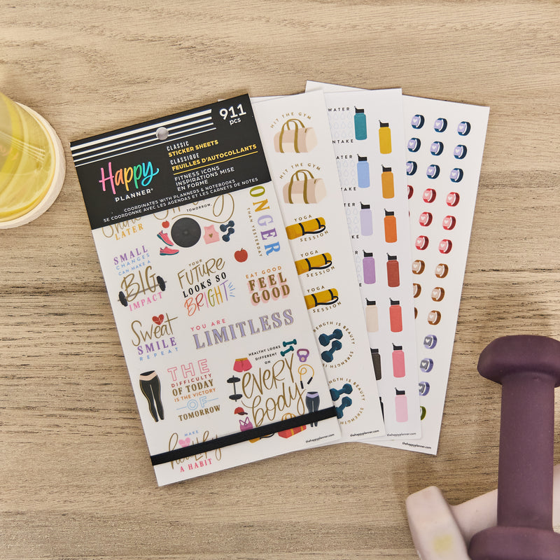 Fitness Icons - Value Pack Stickers