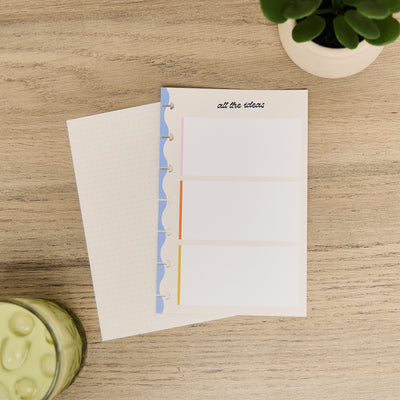 Bright Energy - Dot Grid Mini Filler Paper - 40 Sheets