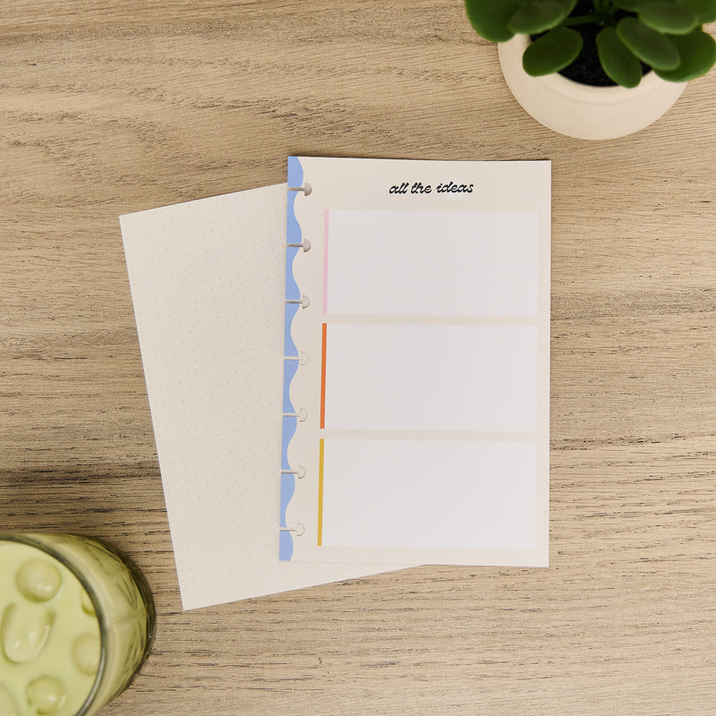 Bright Energy - Dot Grid Mini Filler Paper - 40 Sheets