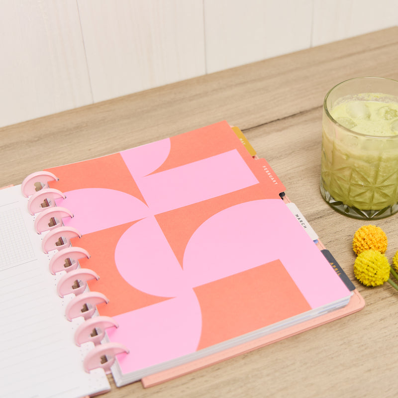 2035 SPECIALTY Pop Splash Customizable Planner - Classic Horizontal Layout - 12 Month