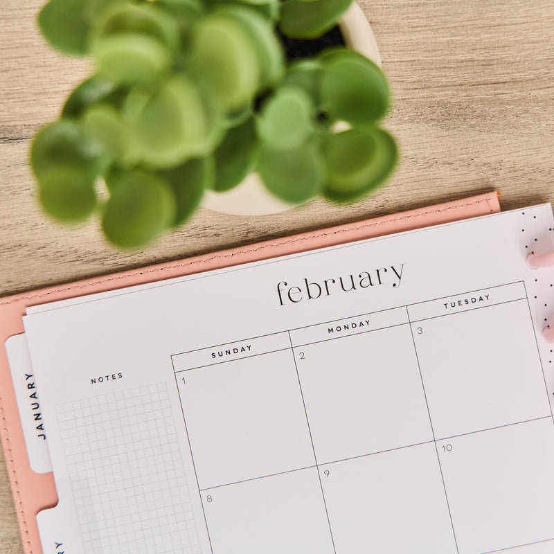 2038 SPECIALTY Pop Splash Customizable Planner - Classic Horizontal Layout - 12 Month