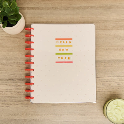 2034 Pop Splash Customizable Planner - Big Dashboard Layout - 12 Month