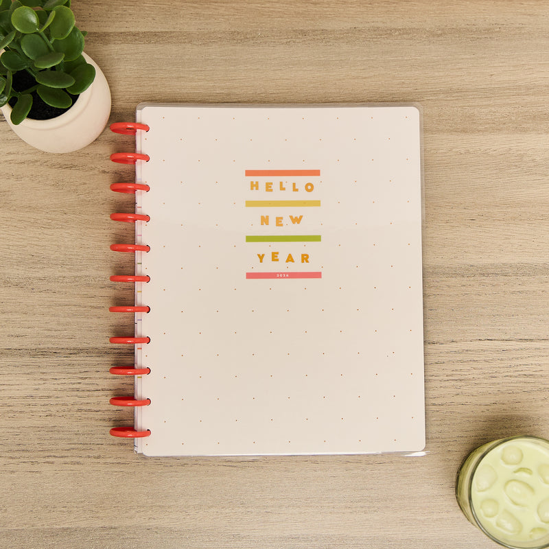 2034 Pop Splash Customizable Planner - Big Dashboard Layout - 12 Month