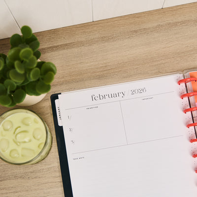 2037 Pop Splash Customizable Planner - Big Dashboard Layout - 12 Month