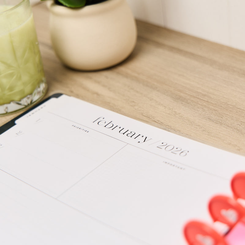 2038 Pop Splash Customizable Planner - Big Dashboard Layout - 12 Month