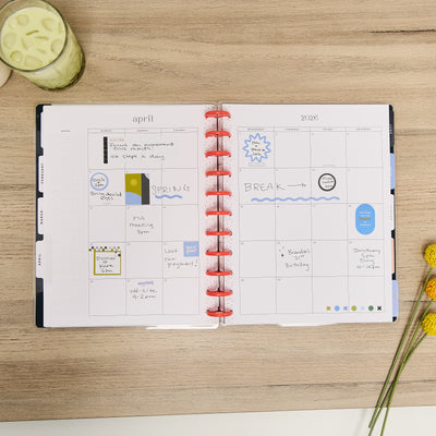 2029 Pop Splash Customizable Planner - Big Dashboard Layout - 12 Month