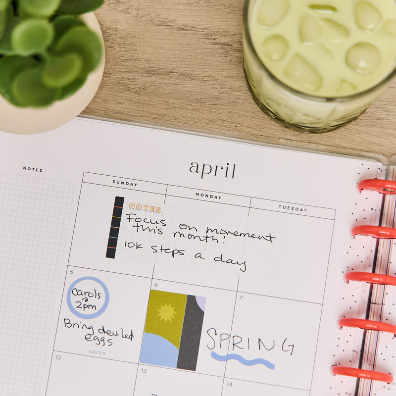 2031 Pop Splash Customizable Planner - Big Dashboard Layout - 12 Month