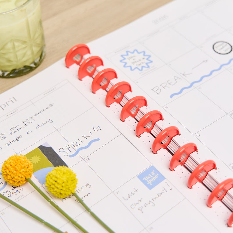 2033 Pop Splash Customizable Planner - Big Dashboard Layout - 12 Month