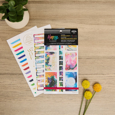 Abstract Watercolor - Value Pack Stickers