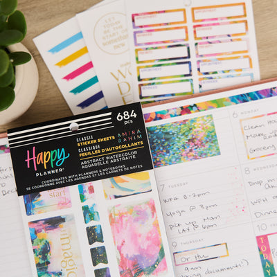 Abstract Watercolor - Value Pack Stickers