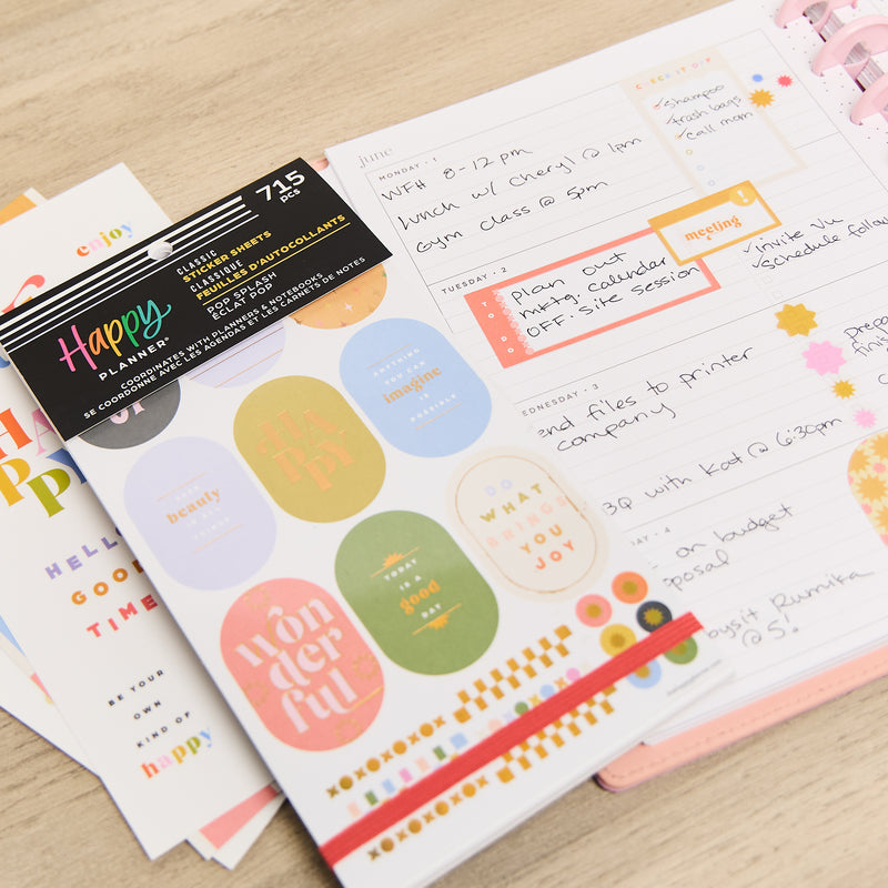 Pop Splash - Value Pack Stickers