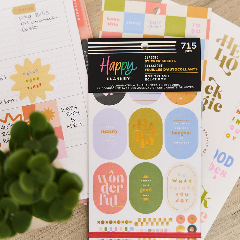 Pop Splash - Value Pack Stickers