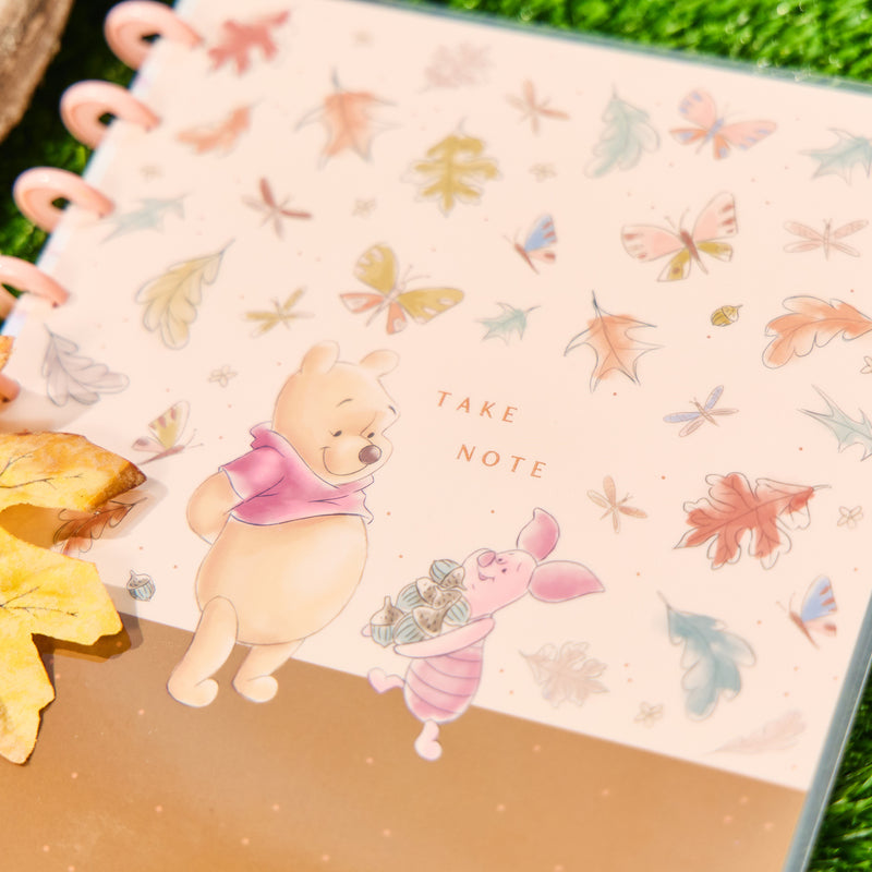 Disney Winnie the Pooh Seasonal - Dotted Lined Classic Notebook - 60 Sheets