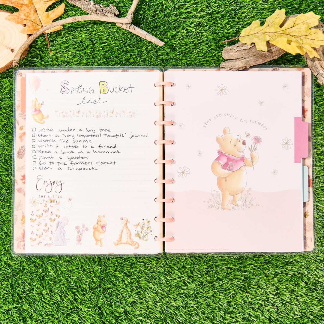 Disney Winnie the Pooh Seasonal - Dotted Lined Classic Notebook