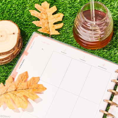 2037 Disney Winnie the Pooh Seasonal Customizable Planner - Big Vertical Layout - 12 Months