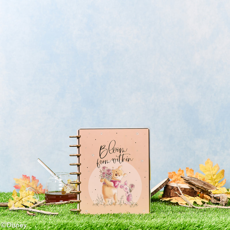 2028 Disney Winnie the Pooh Seasonal Customizable Planner - Classic Dashboard Layout - 12 Months