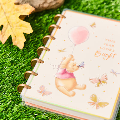 2033 Disney Winnie the Pooh Seasonal Customizable Planner - Mini Vertical Layout - 12 Month