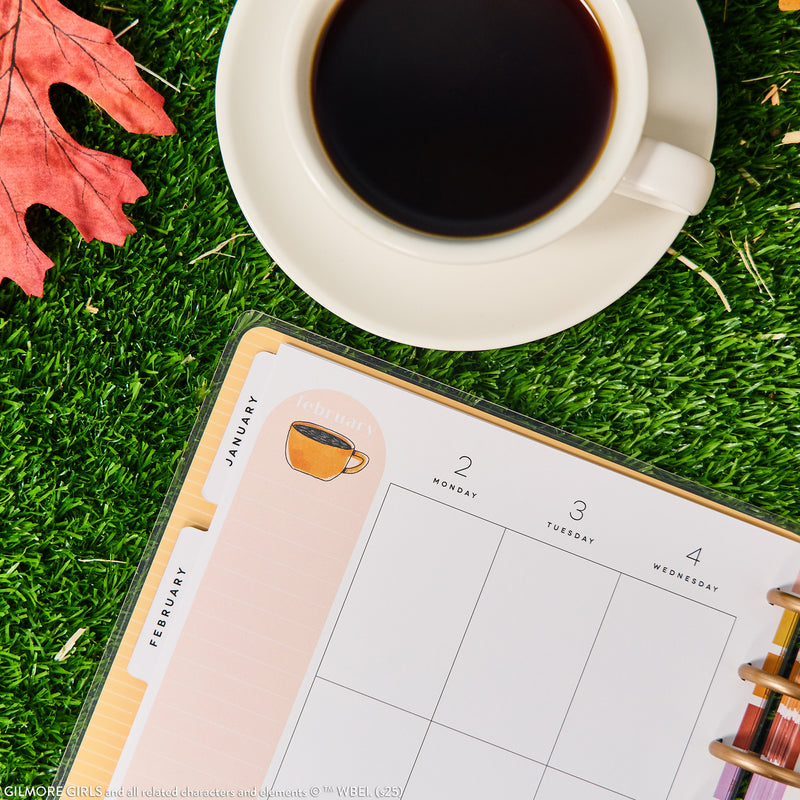 2032 Gilmore Girls Customizable Planner - Classic Vertical Layout - 12 Months