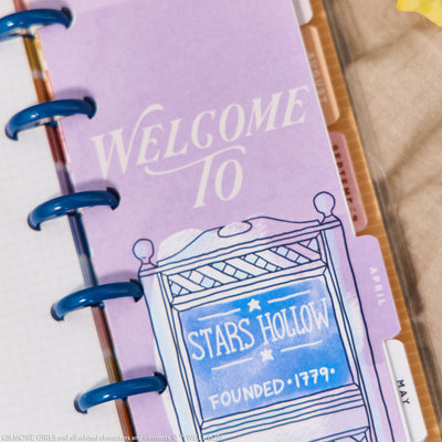 2027 Gilmore Girls Customizable Planner - Skinny Mini Horizontal Layout - 12 Months