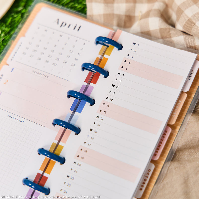 2034 Gilmore Girls Customizable Planner - Skinny Mini Horizontal Layout - 12 Months