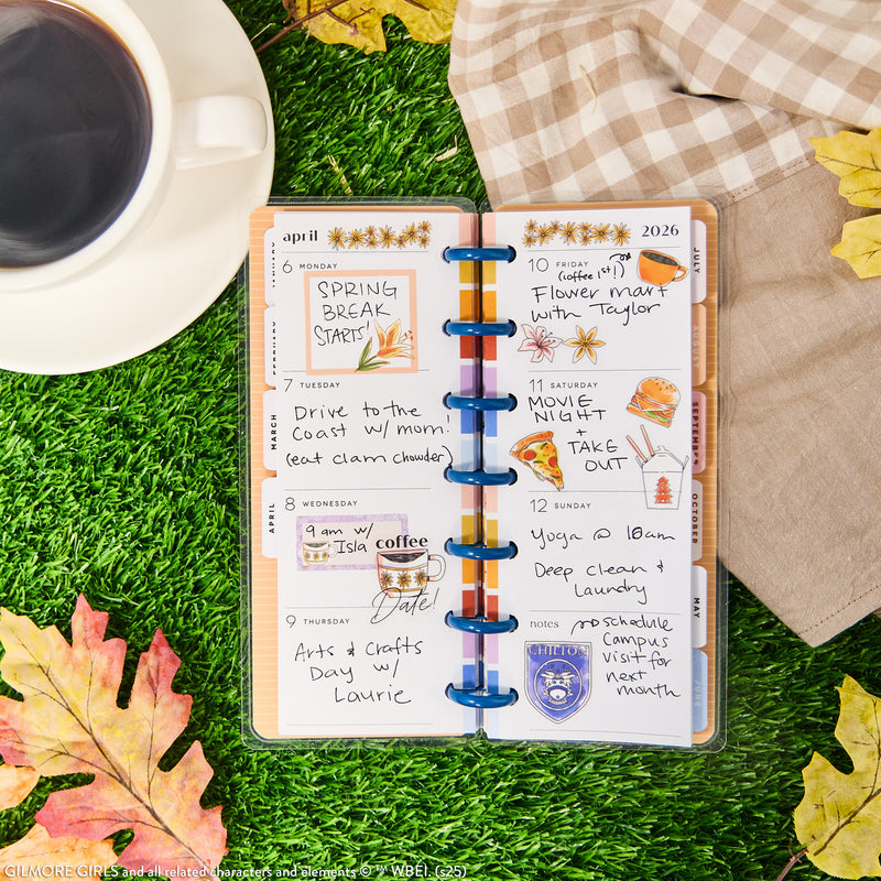 2029 Gilmore Girls Customizable Planner - Skinny Mini Horizontal Layout - 12 Months