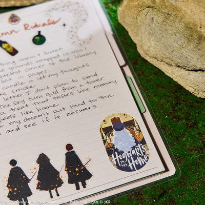 Harry Potter Enchanted Grounds - Dotted Lined+ Dot Grid Classic Notebook - 60 Sheets