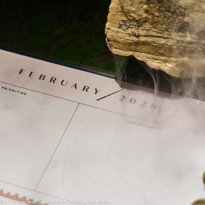 2034 Harry Potter Enchanted Grounds Customizable Planner - Big Color Block Layout - 12 Months