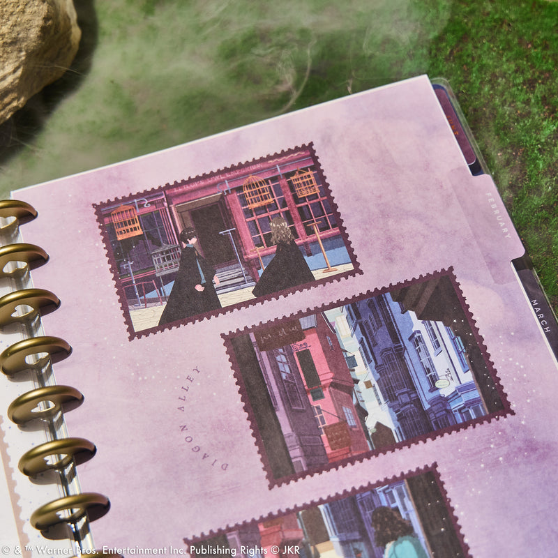 2027 Harry Potter Enchanted Grounds Customizable Planner - Big Color Block Layout - 12 Months