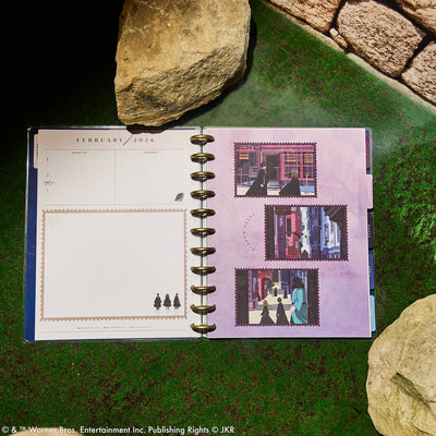 2030 Harry Potter Enchanted Grounds Customizable Planner - Big Color Block Layout - 12 Months