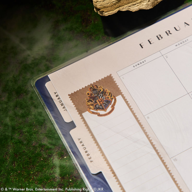2032 Harry Potter Enchanted Grounds Customizable Planner - Big Color Block Layout - 12 Months