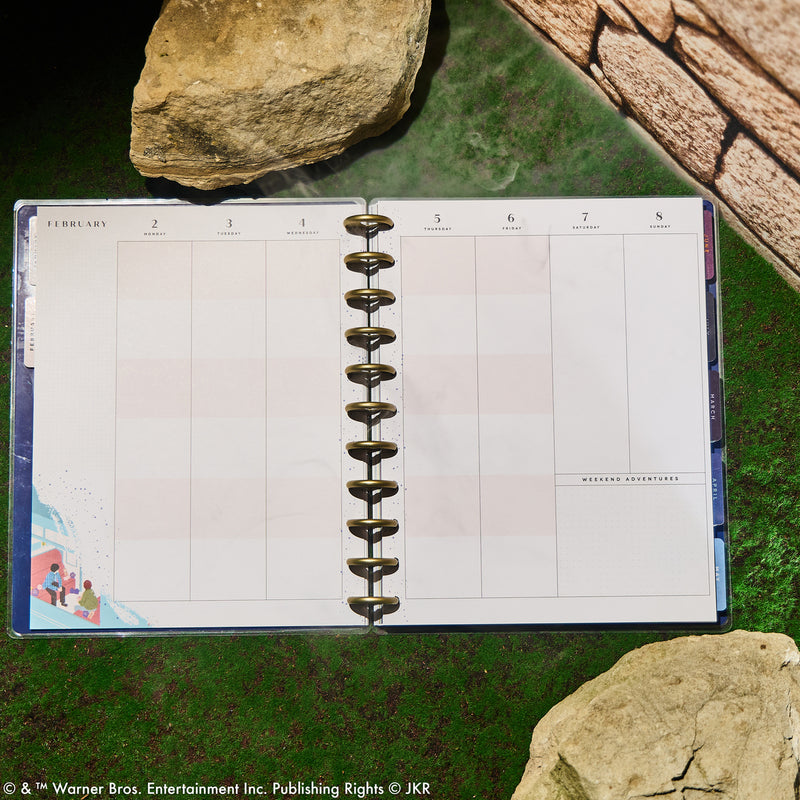 2031 Harry Potter Enchanted Grounds Customizable Planner - Big Color Block Layout - 12 Months